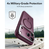 iPhone 18 Pro / 17 Pro ESR Classic Hybrid Kickstand Case - MagSafe Compatible - Red