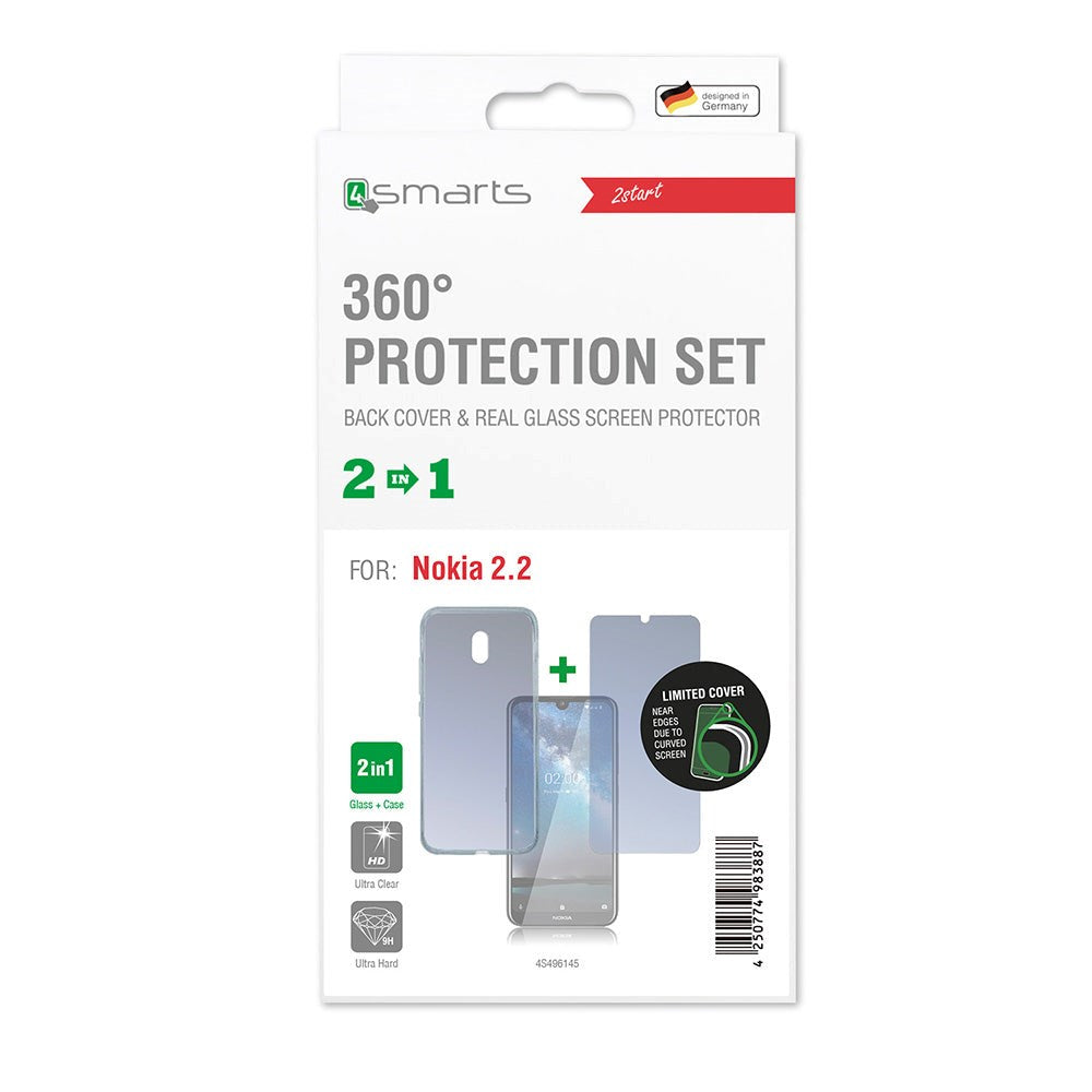 Nokia 2.2 4smarts 360⁰ Protection Set (Case + Screen Protector)'