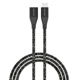 4smarts 60W USB-C Extension Cable - 1.5m - Monochrome