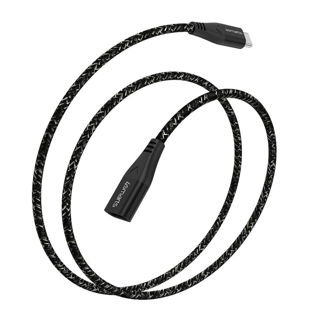 4smarts 60W USB-C Extension Cable - 1.5m - Monochrome