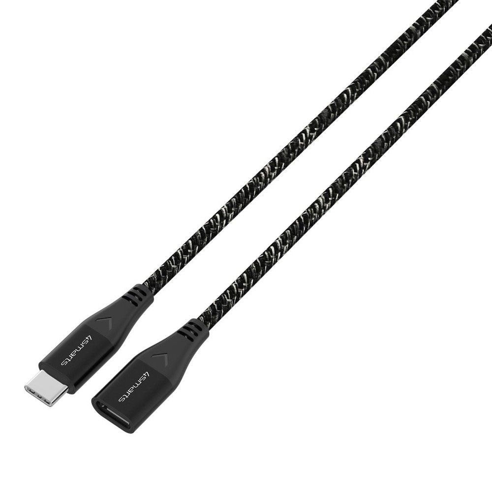 4smarts 60W USB-C Extension Cable - 1.5m - Monochrome