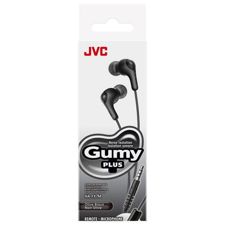 JVC Gumy Plus HA-FX7M In-Ear Headphones - Black