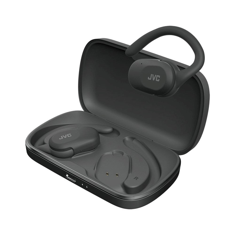 JVC Nearphones HA-NP40T True Wireless Open-Ear Headphones - Black