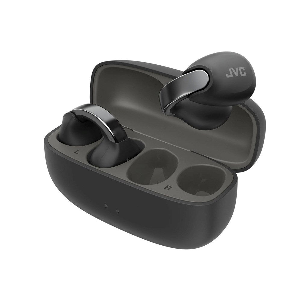 JVC Nearphones HA-NP1T True Wireless Open-Ear Cuff Headphones - Black