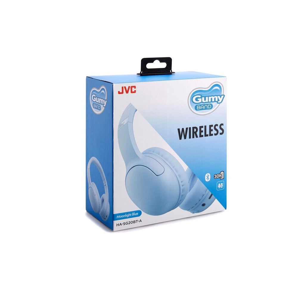 JVC Gumy Wireless Headset - On-Ear - Light Blue