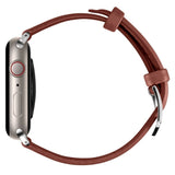 Apple Watch (38/40/SE/41/42mm)  Cyrill Leather Strap - Classic Look - Brown