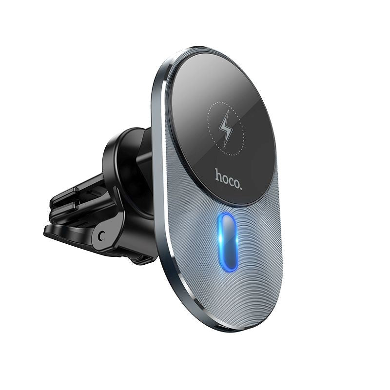 HOCO CA91 Magnetic Car Holder 15W Wireless Charger for Ventilation - MagSafe Compatible - Black