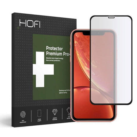 iPhone 11 / XR Hofi Premium Flexible Screen Protector - Full Fit - Black