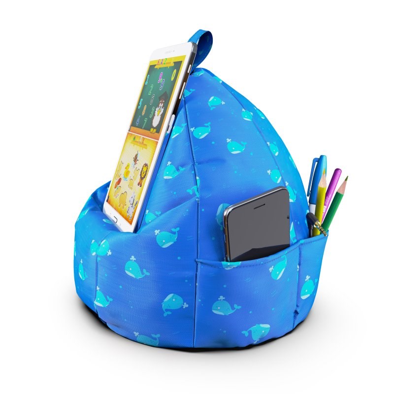 Planet Buddies Mobile / Tablet Bean Bag Chair - Blue / Whale