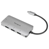 Targus USB-C Hub with 4x USB-A - Silver