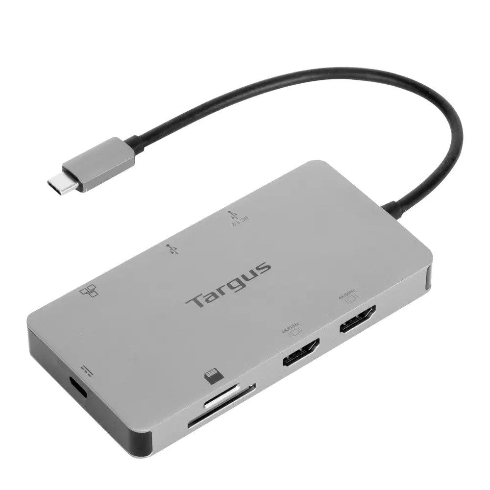 Targus 100W USB-C Hub Docking Station - Silver