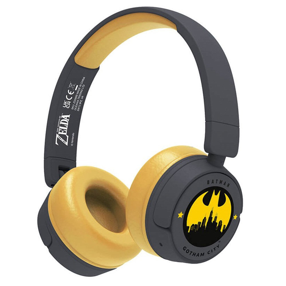 Wireless Children's On-Ear Headset Max. 95dB - 3-7 Years - Batman - Black / Yellow