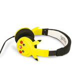 Pikachu OTL On-Ear Headphones for Kids with 3D Ears - Max. 85dB - Yellow