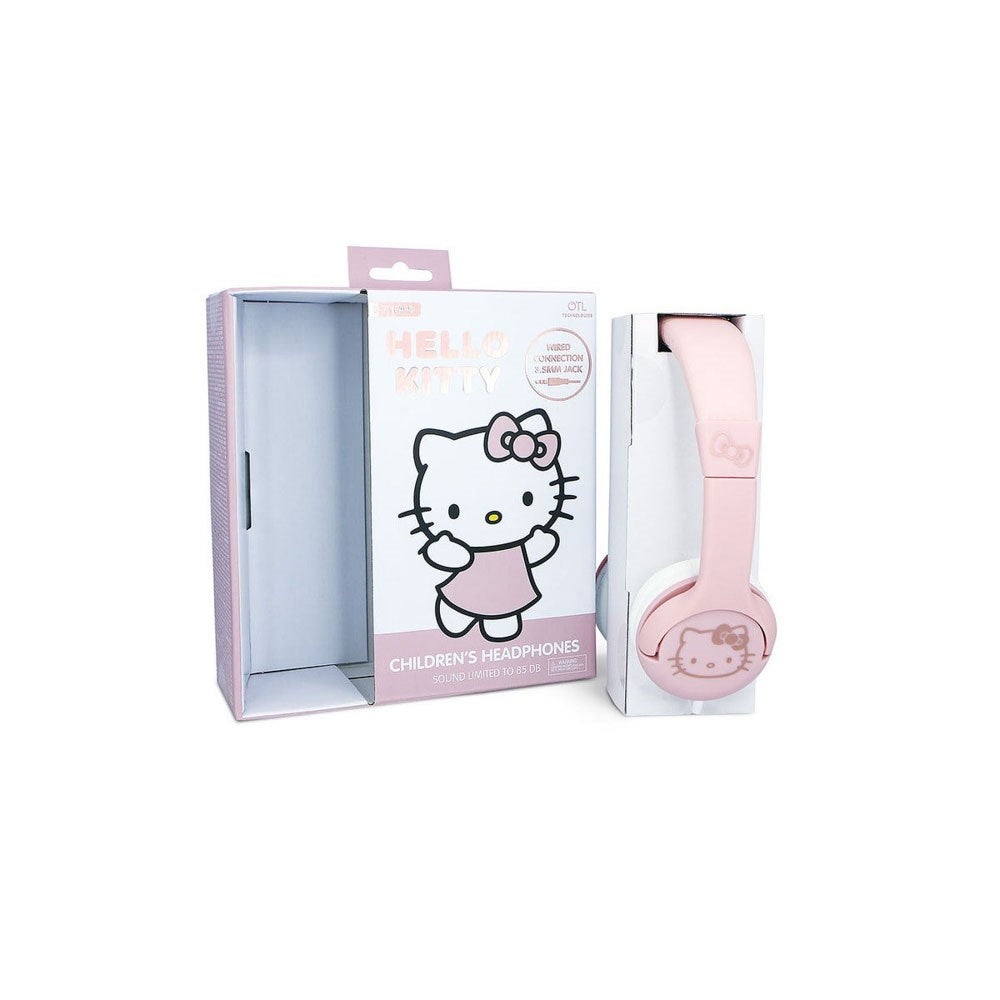 Hello Kitty OTL On-Ear Headset for Kids with Jack Plug - Max. 85dB - Pink