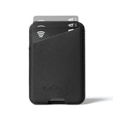 Mujjo Magnetic Leather Wallet - MagSafe Compatible - Black