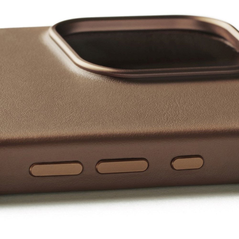 Mujjo iPhone 16 Pro Max Leather Case - MagSafe Compatible - Tan