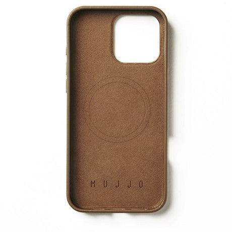 Mujjo iPhone 16 Pro Max Leather Case - MagSafe Compatible - Tan