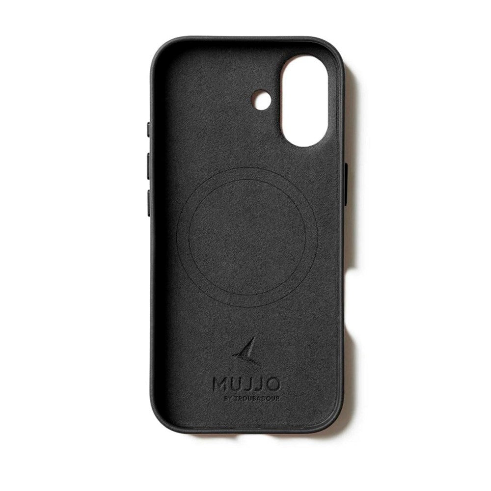 Mujjo iPhone 17 Leather Case - MagSafe Compatible - Black