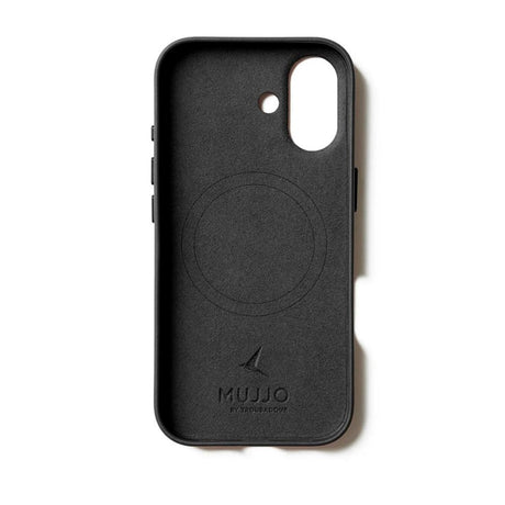 Mujjo iPhone 17 Leather Case - MagSafe Compatible - Black