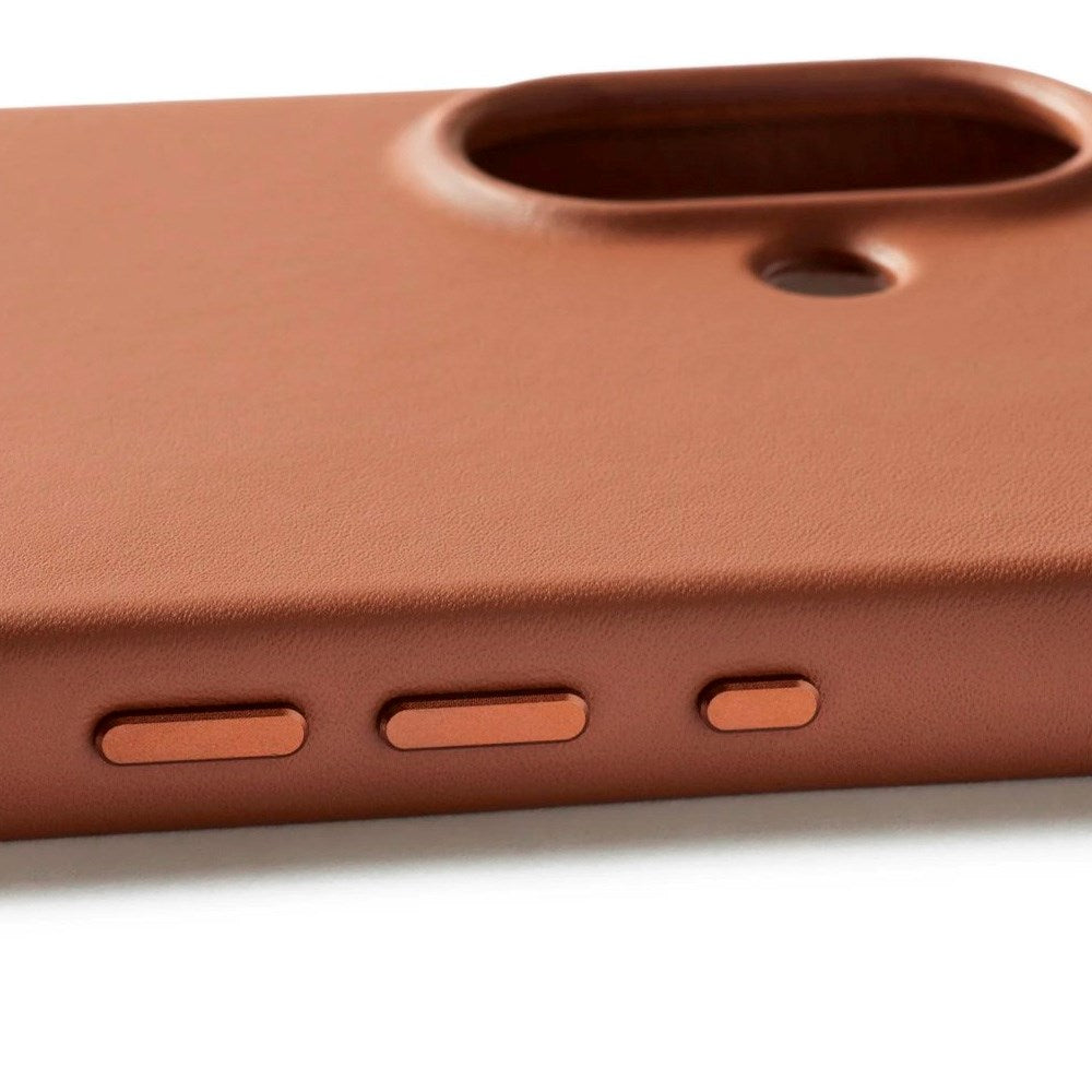 Mujjo iPhone 17 Leather Case - MagSafe Compatible - Tan
