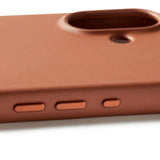 Mujjo iPhone 17 Leather Case - MagSafe Compatible - Tan
