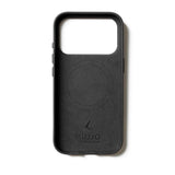 Mujjo iPhone 17 Pro Wallet Leather Case - MagSafe Compatible - Black