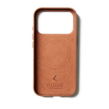 Mujjo iPhone 17 Pro Wallet Leather Case - MagSafe Compatible - Tan