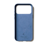 Mujjo iPhone 17 Pro Max Leather Case - MagSafe Compatible - Monaco Blue