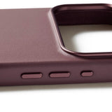 Mujjo iPhone 17 Pro Max Leather Case - MagSafe Compatible - Bronze Red