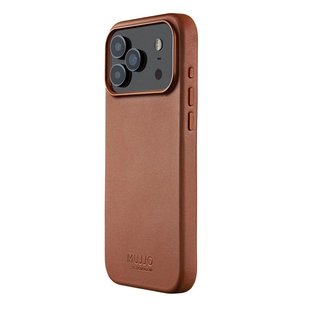 Mujjo iPhone 17 Pro Max Leather Case - MagSafe Compatible - Tan