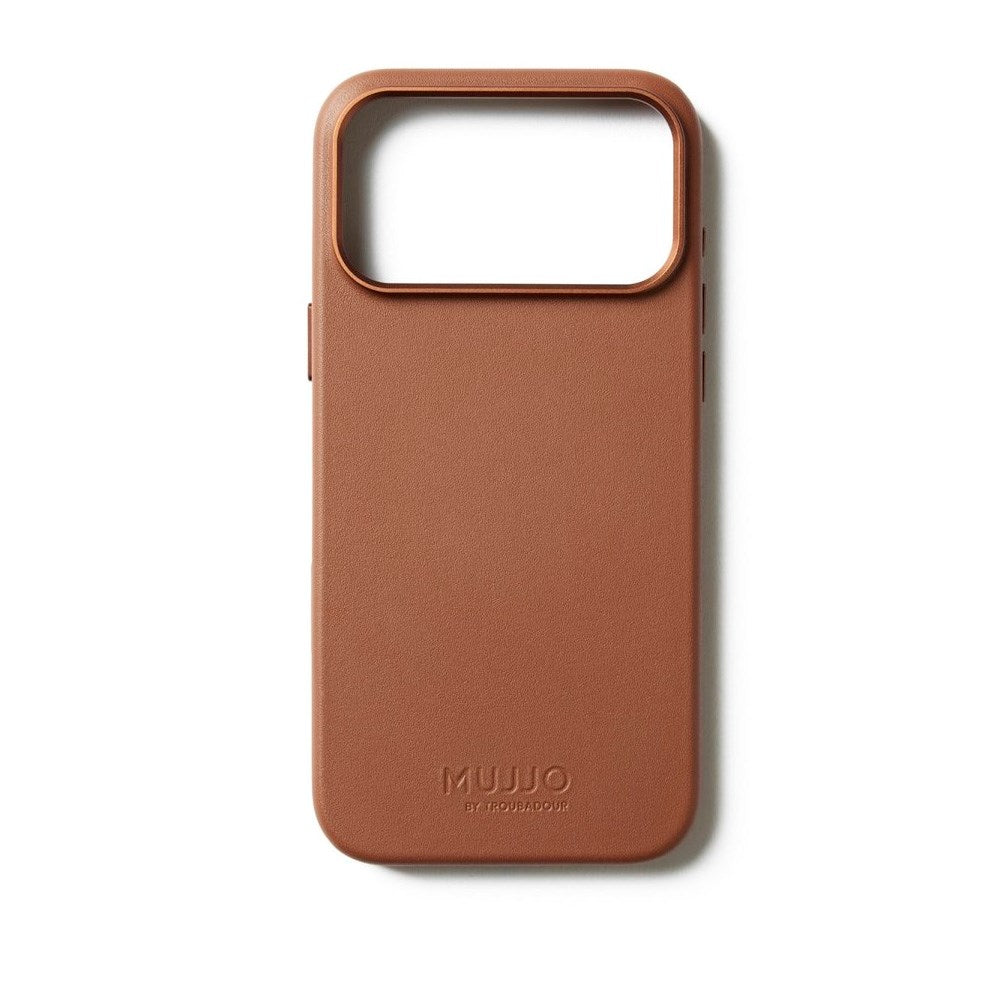 Mujjo iPhone 17 Pro Leather Case - MagSafe Compatible - Tan