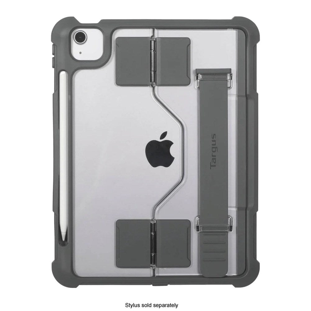 iPad Air 11" (2026 / 2025 / 2024) / iPad Air (2022 / 2020) / iPad Pro 11" (2022 / 2021 / 2020 / 2018) Targus Tough Case w. Kickstand and Protective Film - Grey / Transparent