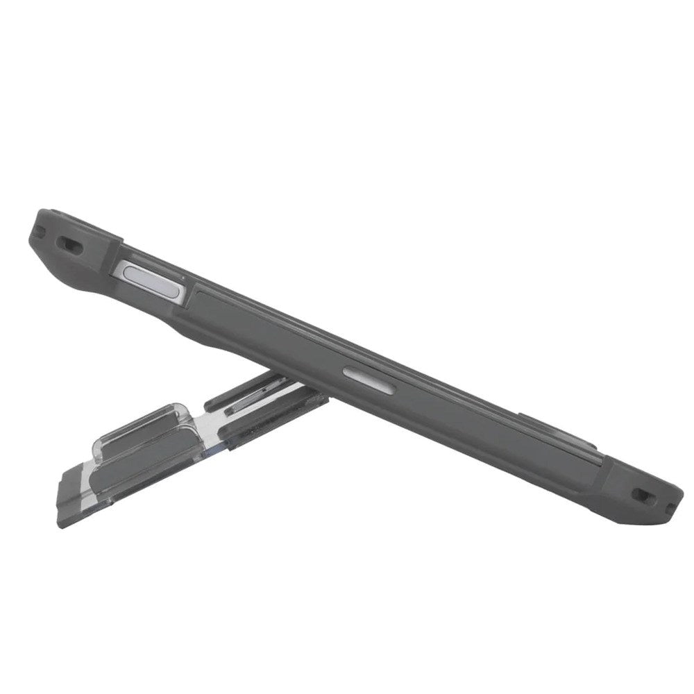 iPad Air 11" (2026 / 2025 / 2024) / iPad Air (2022 / 2020) / iPad Pro 11" (2022 / 2021 / 2020 / 2018) Targus Tough Case w. Kickstand and Protective Film - Grey / Transparent