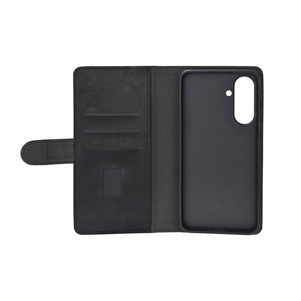 Samsung Galaxy A56 (5G) GEAR 2-in-1 Wallet Recycled Faux Leather Flip Case with Wallet - Black