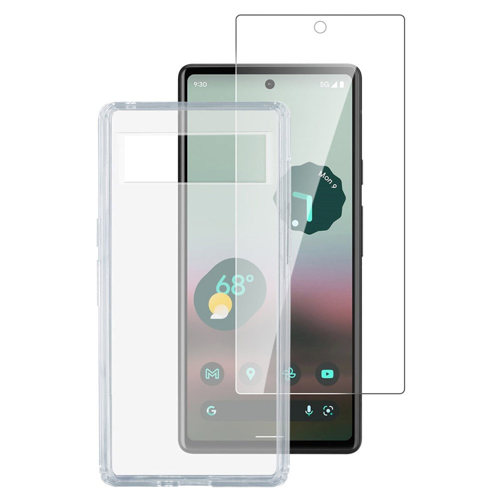 Google Pixel 6A 4smarts Second Glass X-Pro 360° Protection Set Premium - Case + Screen Protector