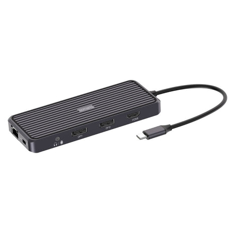 4smarts SmartDock 11-in-1 USB-C Docking Station - 100W - Black