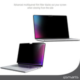 MacBook Pro 16 M1/M2/M3/M4 (2021-2024) 4smarts Magnetic Protective Film - Privacy Filter