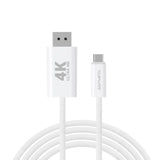 4smarts USB-C to DisplayPort Cable - 2m - White