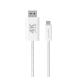 4smarts USB-C to DisplayPort Cable - 2m - White