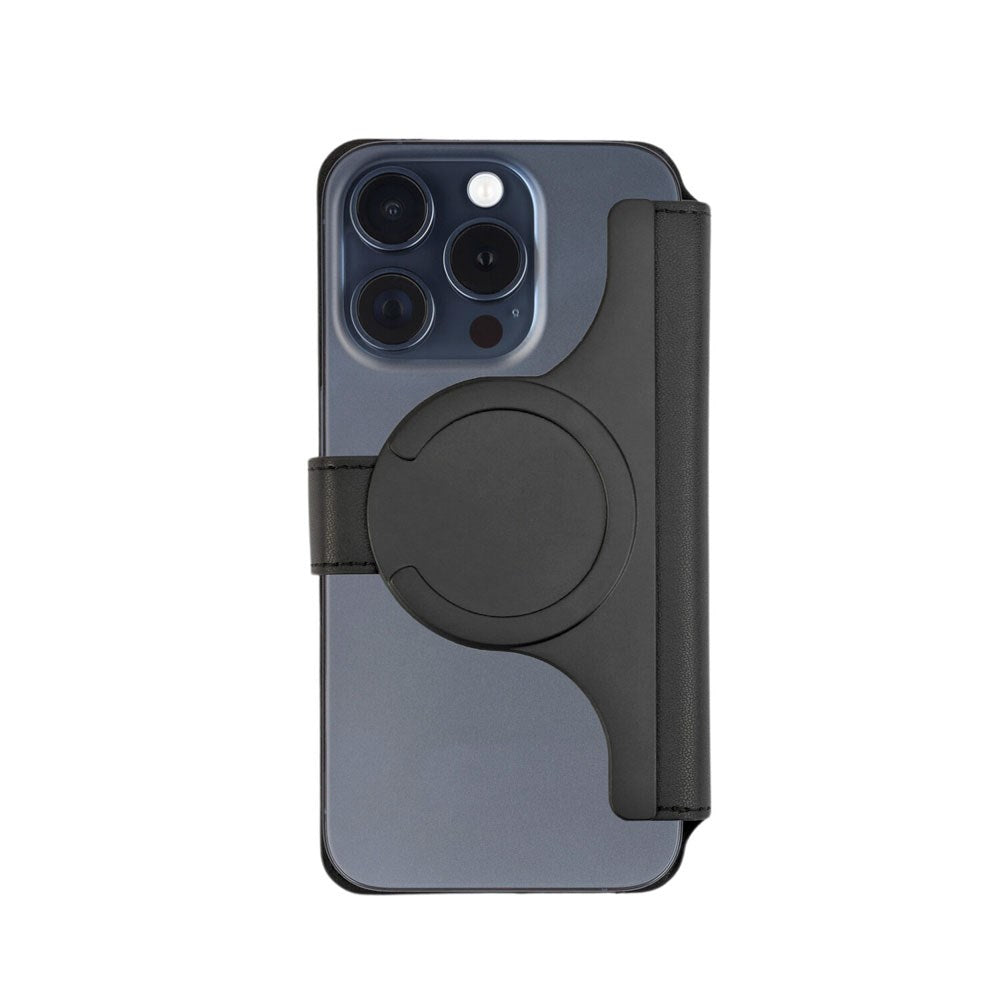 4smarts Universal CardCaddy Flip Case L - 6.1" / 15.5cm - MagSafe Compatible - Black