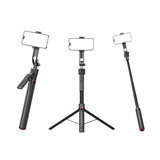 4smarts 360 AI Tripod Selfie Stick with Face Tracking & Remote Control - Black