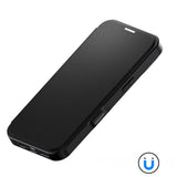 iPhone 17 4smarts Urban Pro Flip Case - MagSafe Compatible - Transparent / Black