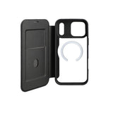 iPhone 17 Pro Max 4smarts Urban Pro Flip Case - MagSafe Compatible - Transparent / Black