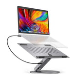 4smarts ErgoPro 360 Degree Laptop/Tablet Stand w. 6-in-1 USB-C Dock - Gray