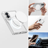 Samsung Galaxy Z Fold8 4Smarts 360° Protection Set with Case & Screen Protection Glass - Transparent