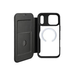 iPhone 18 Pro Max / 17 Pro Max 4smarts Urban Pro Flip Case - MagSafe Compatible - Transparent / Black