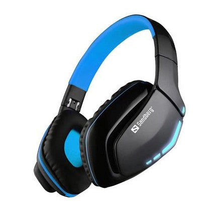 Sandberg Blue Storm Wireless Headset - Over-Ear - Blue