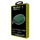 Sandberg 10W Survivor PowerBank USB-A - 10,000mAh - Black / Green