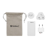 Sandberg 4-in-1 65W Travel Charger with 2x USB-C – EU / UK / AUS - White