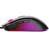 Sandberg Azazinator 6400 Gaming Mouse w. RGB Light & 7 Buttons - Black